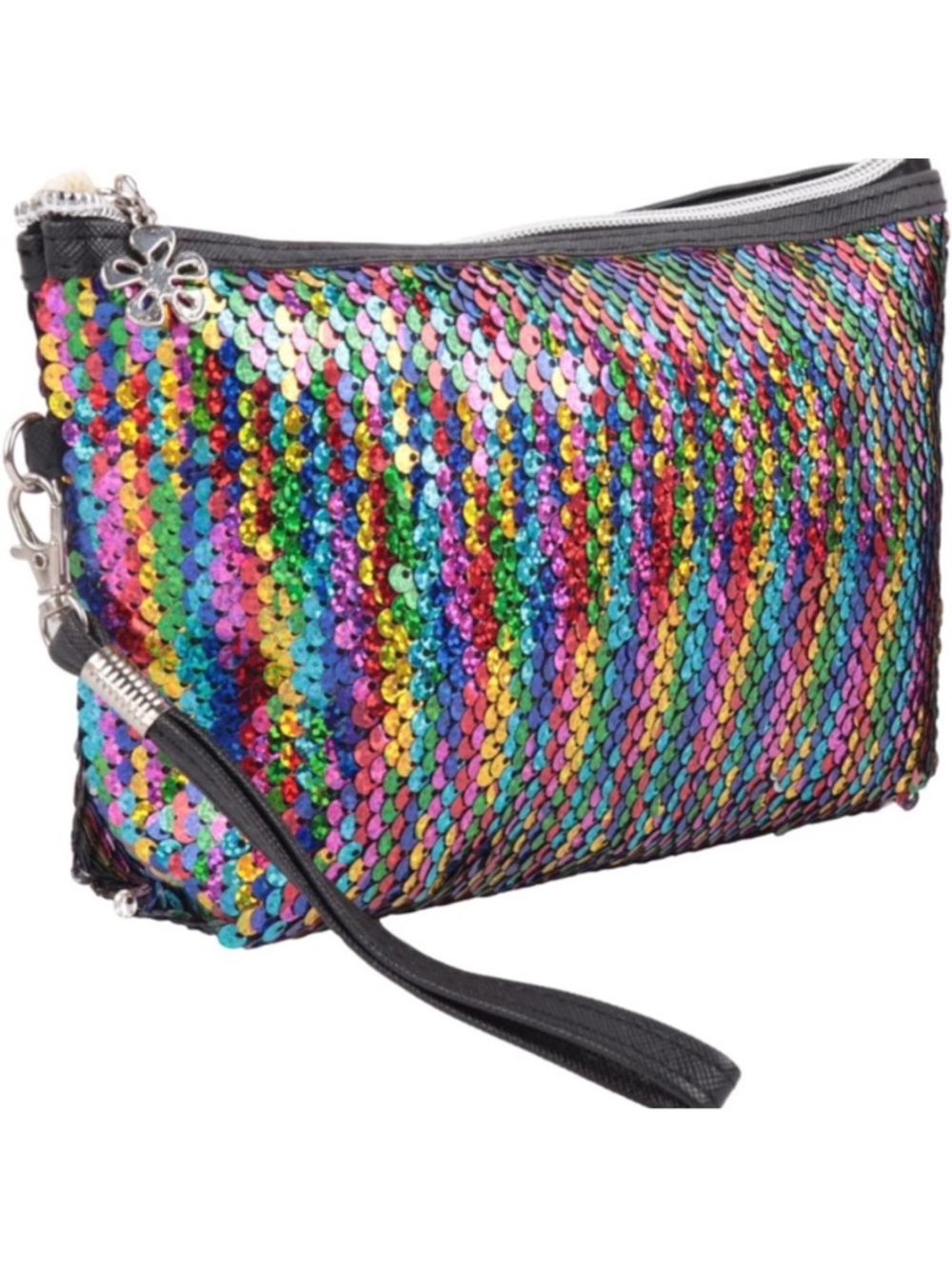 NWT RIAH Cosmetic case/or can be used as a wristlet!  Super cute